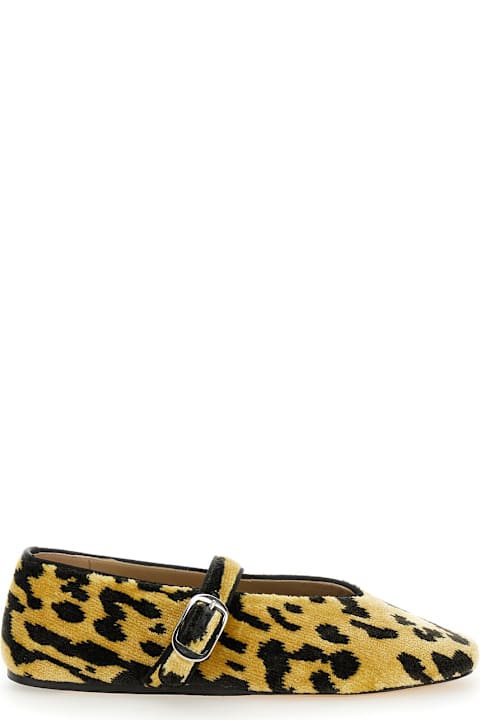 Homeware Le Monde Beryl 
stella
 Multicolor Ballerinas With All-over Leopard Print In Velvet Woman