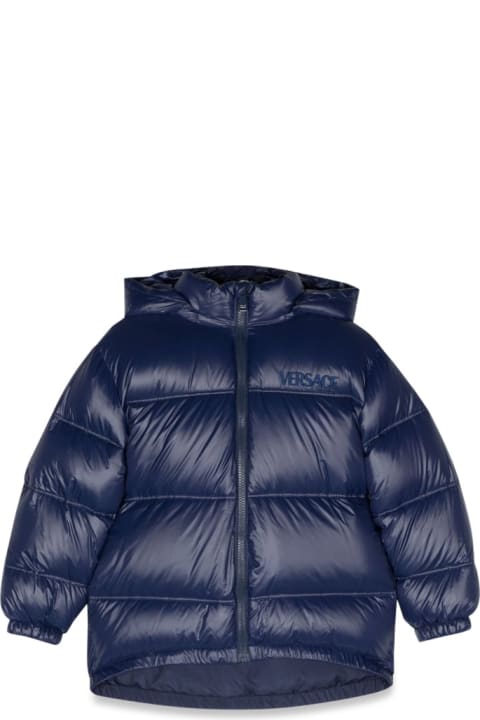 Versace Kids Versace Down Jacket With Logo