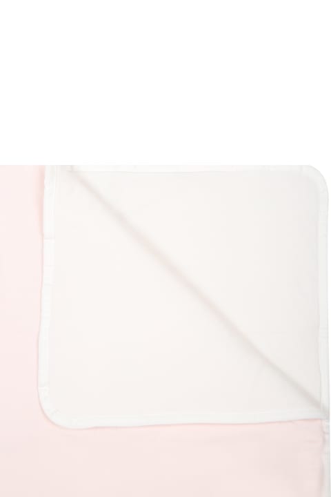 Fashion for Kids Fendi Pink Blanket For Baby Girl With Fendi Emblem