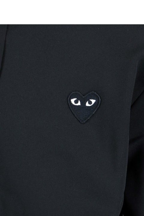 Comme des Garçons Play Fleeces & Tracksuits for Women Comme des Garçons Play Logo Hoodie