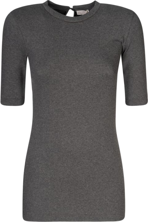 أدوات منزلية Brunello Cucinelli Stretch Fit Short-sleeved Jumper