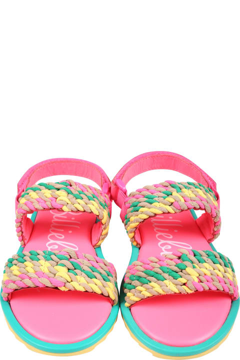 Shoes for Girls Billieblush Multicolor Sandals For Girl