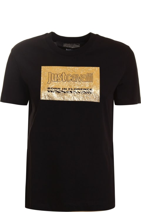 Just Cavalli Topwear for Women Just Cavalli Just Cavalli T-shirts And Polos Black