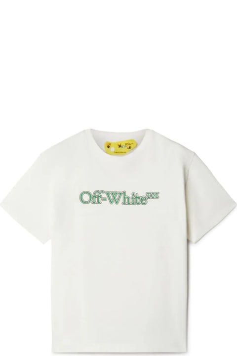 Off-White for Kids Off-White Big Bookish Short Sleeves T-shirt