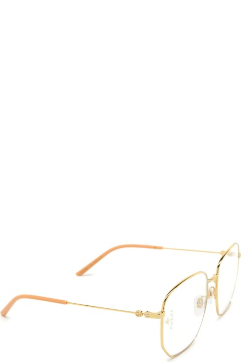 Gucci Eyewear Eyewear for Women Gucci Eyewear Gg0396s Gold Sunglasses