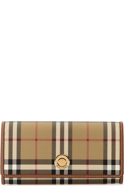 Burberry Printed Canvas Wallet