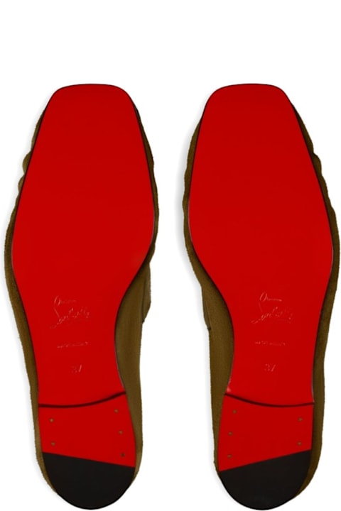 Christian Louboutin Suede Leather Loafers