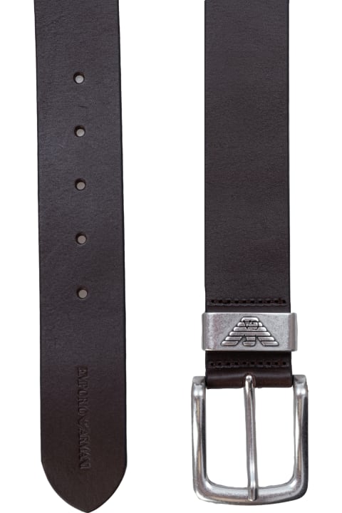 Belts for Men Emporio Armani Emporio Armani Belts Brown