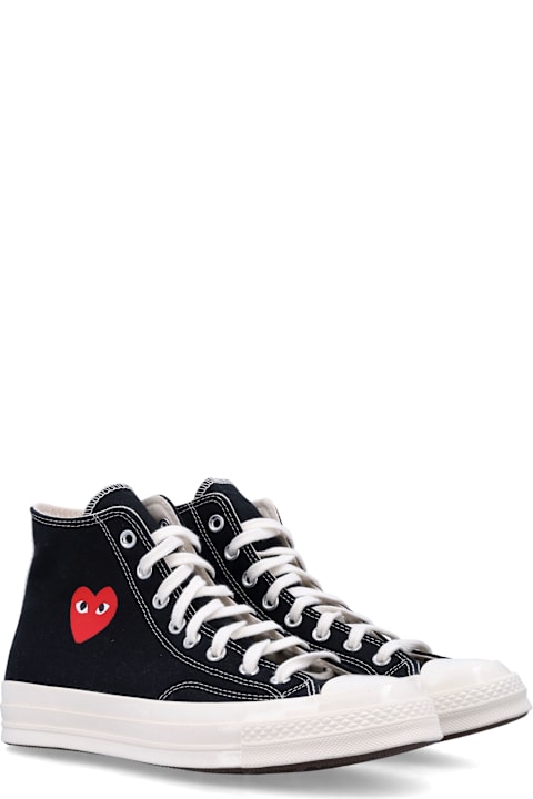 Comme des Garçons أحذية سنيكرز لـ السيدات Comme des Garçons Small Heart Hi Top