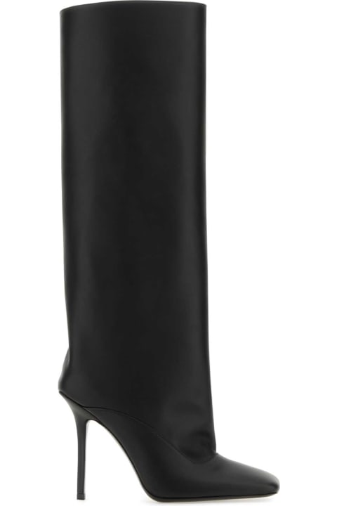 The Attico Boots for Women The Attico Black Leather Sienna Boots