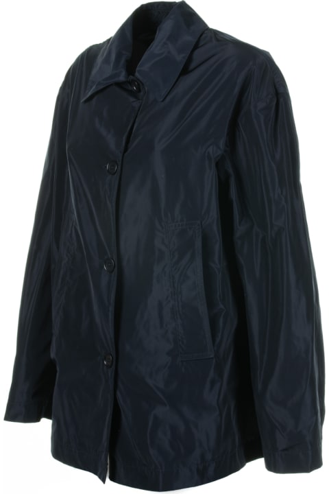 Aspesi for Women Aspesi Navy Blue Jacket With Buttons