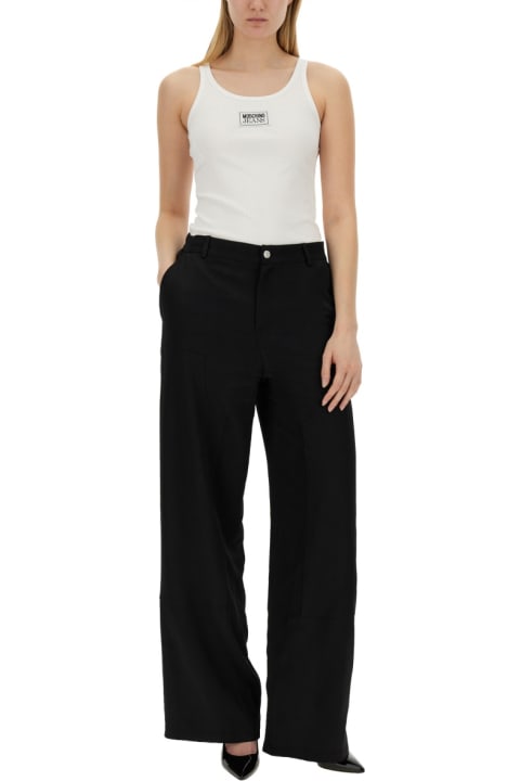 Homeware M05CH1N0 Jeans Wide Leg Pants