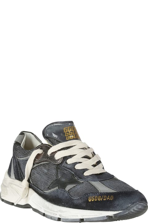 Golden Goose Shoes for Women Golden Goose Running Dad Net And Suede Upper Leather Star Net H
