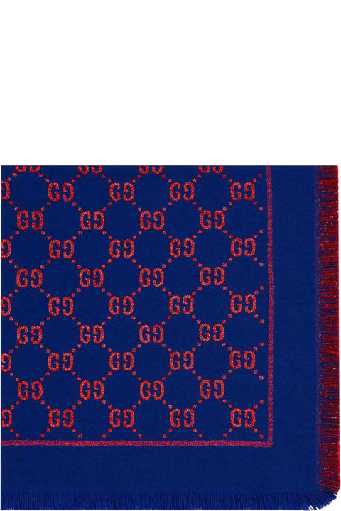 Blue / Red Scarf Baby Unisex