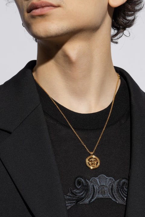 Jewelry Sale for Men Versace Versace Pearl-embellished Necklace
