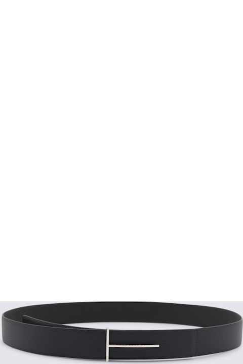 أدوات منزلية Tom Ford Navy Leather Belt