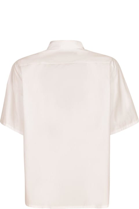 Prada Rose-appliqué Short-sleeved Shirt