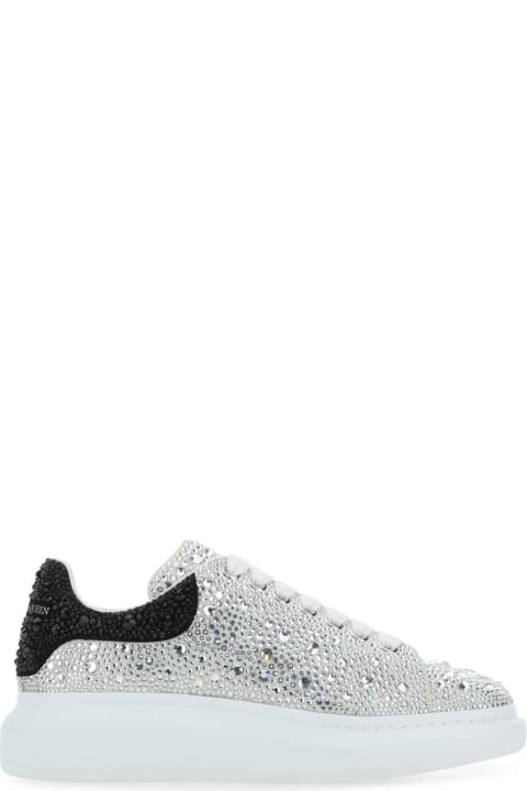 Alexander McQueen Sneakers for Men Alexander McQueen Embellished Leather Sneakers