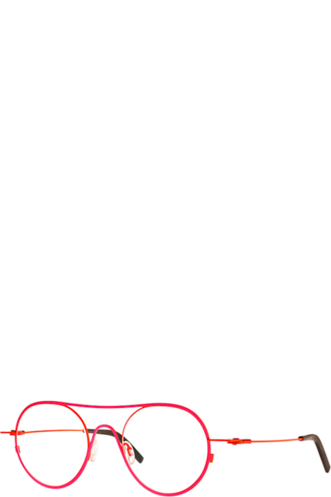 Theo Eyewear for Kids Theo Eyewear Theo Eyewear Isobar 487 Fluo Pink/ Fluo Orange Glasses