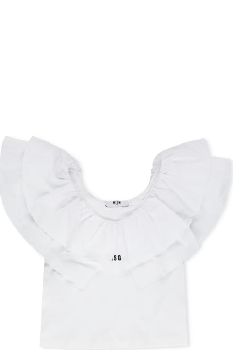 Fashion for Women MSGM Top With Ruffles