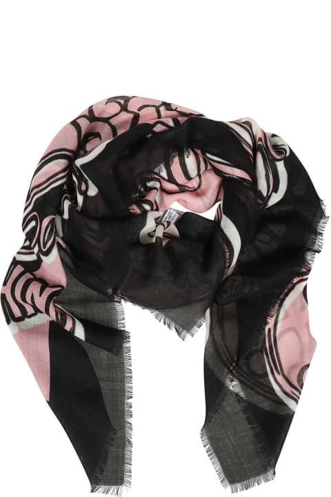 Scarves & Wraps for Women Moschino Wool And Silk Scarf