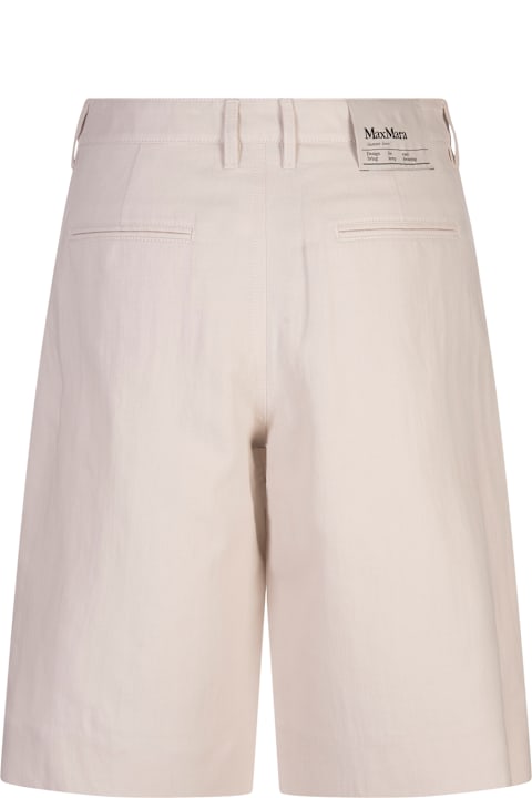 أدوات منزلية 'S Max Mara Ecru Eric Bermuda Shorts