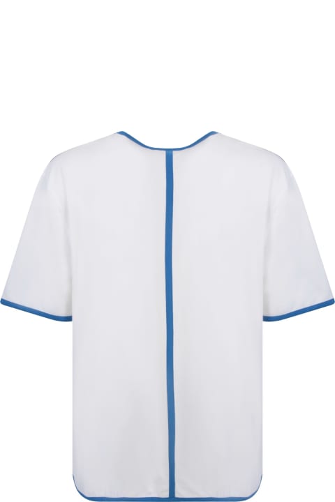 Sunnei Topwear for Men Sunnei Contrasting Details White T-shirt