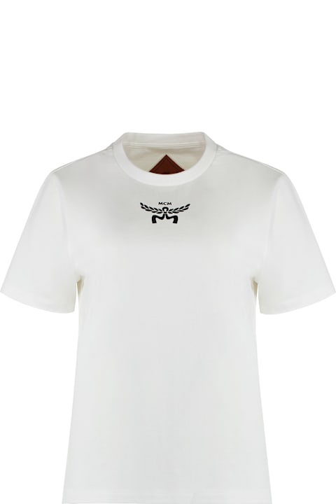 MCM Topwear for Women MCM Cotton Crew-neck T-shirt