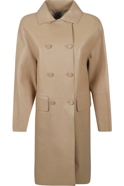 Ermanno Scervino Coats & Jackets for Women Ermanno Scervino Double-breasted Long Coat