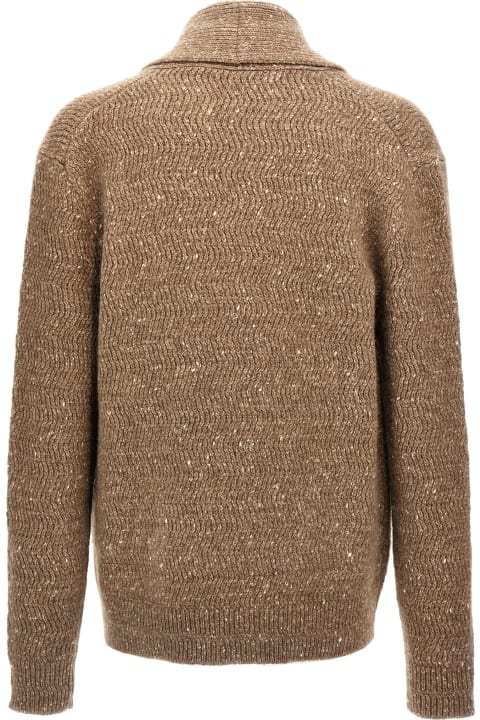 Brioni سترات لـ القسم الرجالي Brioni Shawl Neck Cardigan