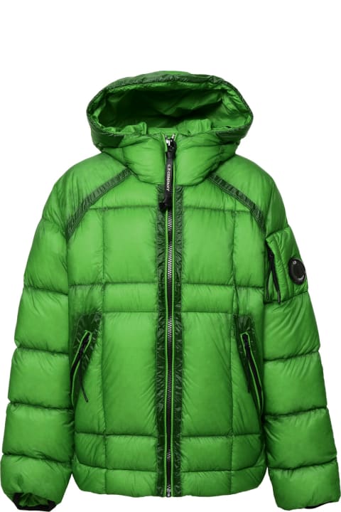 C.P. Company for Kids C.P. Company Green Polyamide Jacket