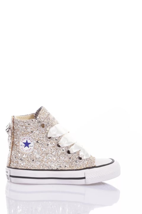 Mimanera Shoes for Girls Mimanera Converse Baby Full Champagne Custom