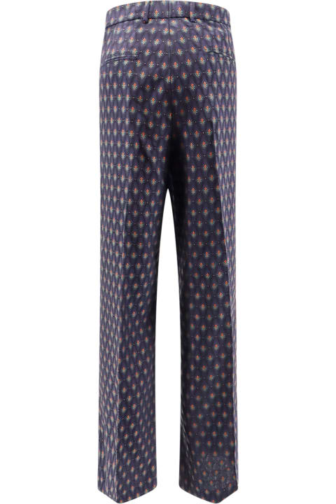 Etro Women Etro Embroidered Wool Blend Pant