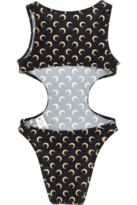 ウィメンズ Marine Serreの水着 Marine Serre 'active Jersey' One-piece Swimsuit
