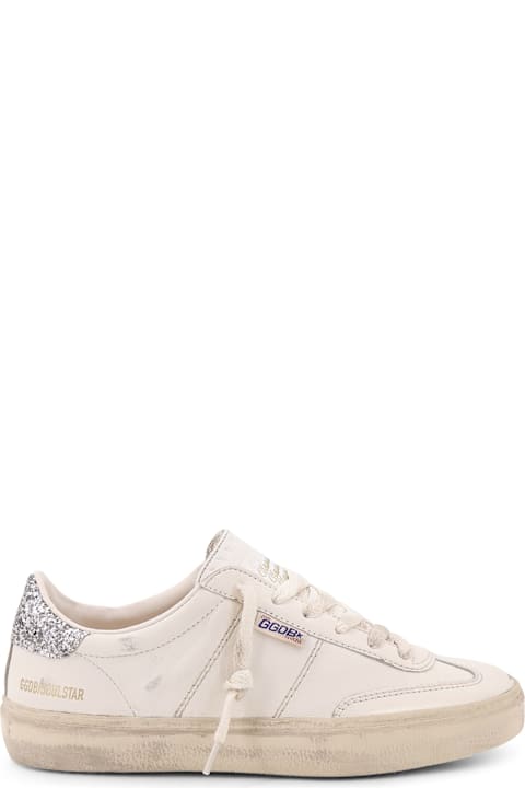 Golden Goose for Women Golden Goose Soul Star Low-top Leather Sneakers With Used Effect