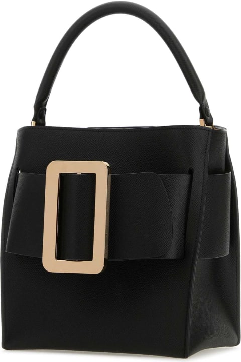 BOYY for Women BOYY Black Leather Devon 21 Epsom Handbag