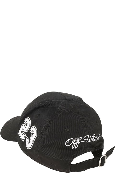 Hats for Men Off-White Multi Logo Baseball Cap