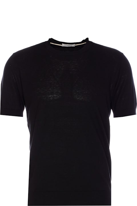 سترات لـ القسم الرجالي Paolo Pecora Short Sleeves Sweater