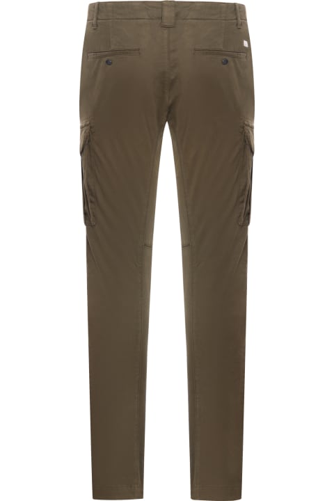 C.P. Company Pants for Men C.P. Company Pants Cargo Pant In Stretch Satin