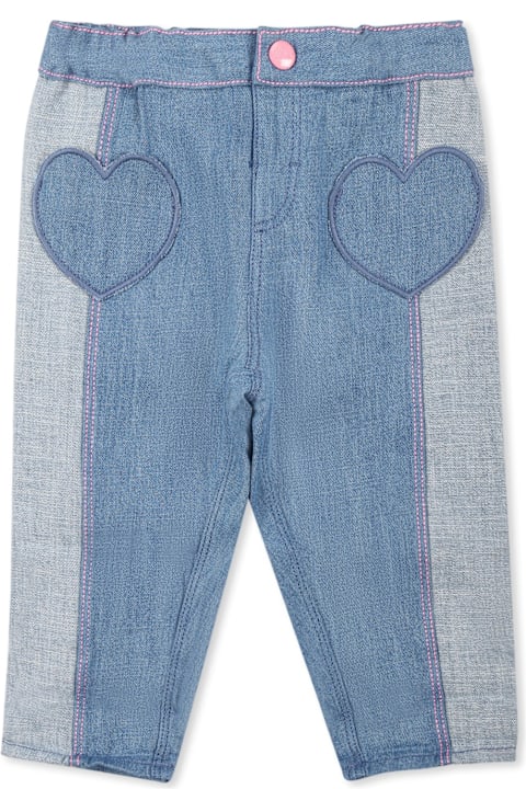 Billieblush Clothing for Baby Girls Billieblush Denim Jeans For Baby Girl With Logo
