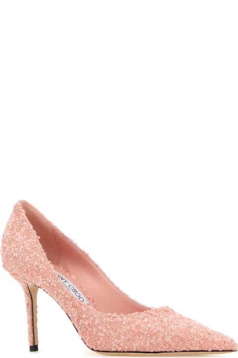 Jimmy Choo Pink Tweed Love Pumps