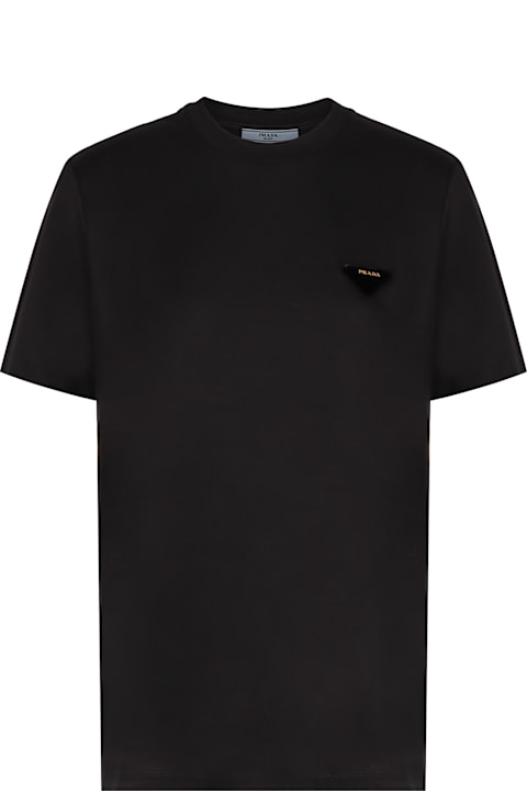 Prada for Women Prada Cotton Crew-neck T-shirt