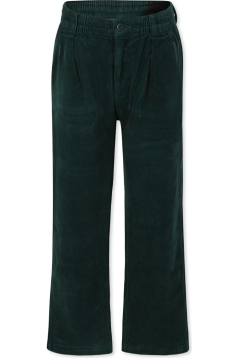 Homeware Ralph Lauren Green Pants For Boy With Iconic Pony