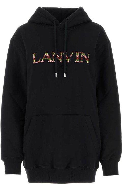 Homeware Lanvin Black Cotton Sweatshirt