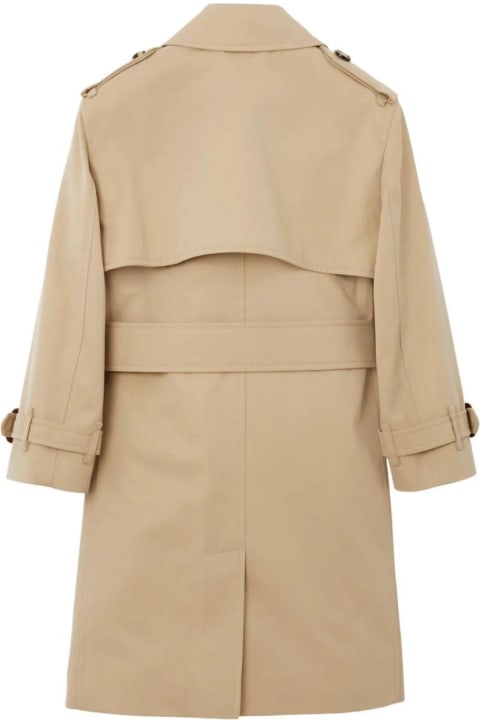 Fashion for Kids Burberry Burberry Trench Mayfair Beige In Cotone Bambino
