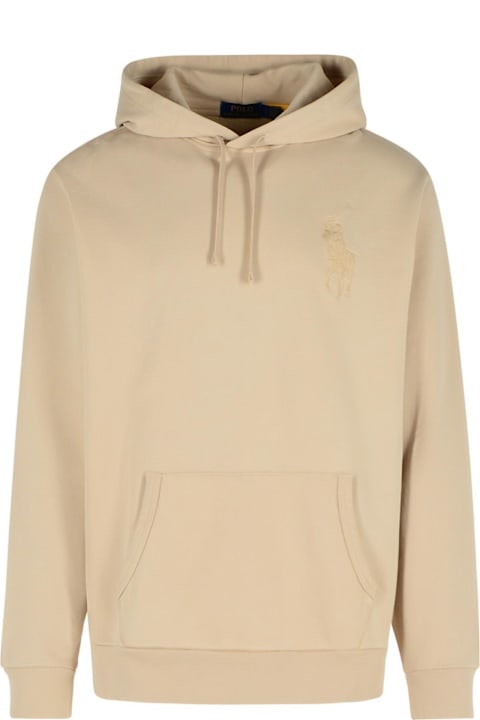 Polo Ralph Lauren Fleeces & Tracksuits for Women Polo Ralph Lauren Big Pony Loopback Fleece Hoodie Polo Ralph Lauren