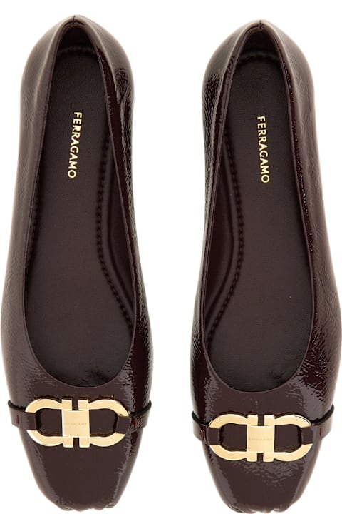 Ferragamo Flat Shoes for Women Ferragamo Ballerina Ornament Hooks
