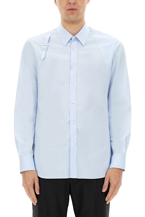 Alexander McQueen Clothing for Men Alexander McQueen Harness Shirt With T Buckle