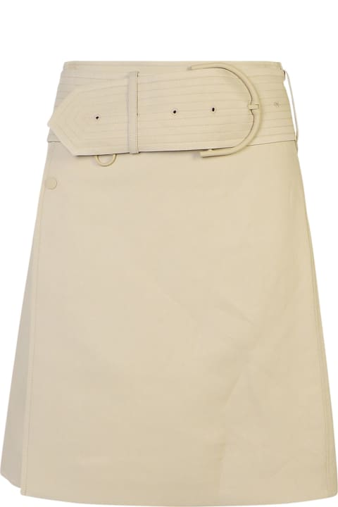 Sale for Women Burberry 'burberry' 'midi' Beige Miniskirt
