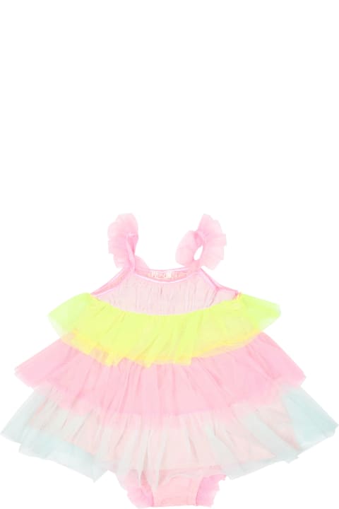 Billieblush Clothing for Baby Girls Billieblush Multicolor Elegant Dress For Baby Girl